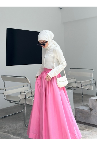 Poplin Skirt 3.0 in Pink Poplin Skirt 3.0 in Pink